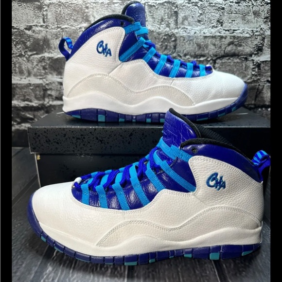 Jordan 10 Retro Charlotte Hornets 2016 US Mens 11.5 - Picture 1 of 12